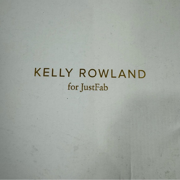 NWOT Kelly Rowland For JustFab Womens Lilac Snow Persephone Braided Flat Sandal - Picture 9 of 10